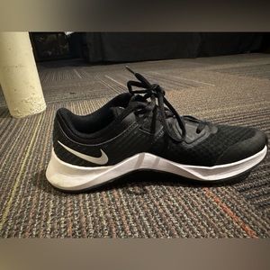 Barley worn Nike training sneakers